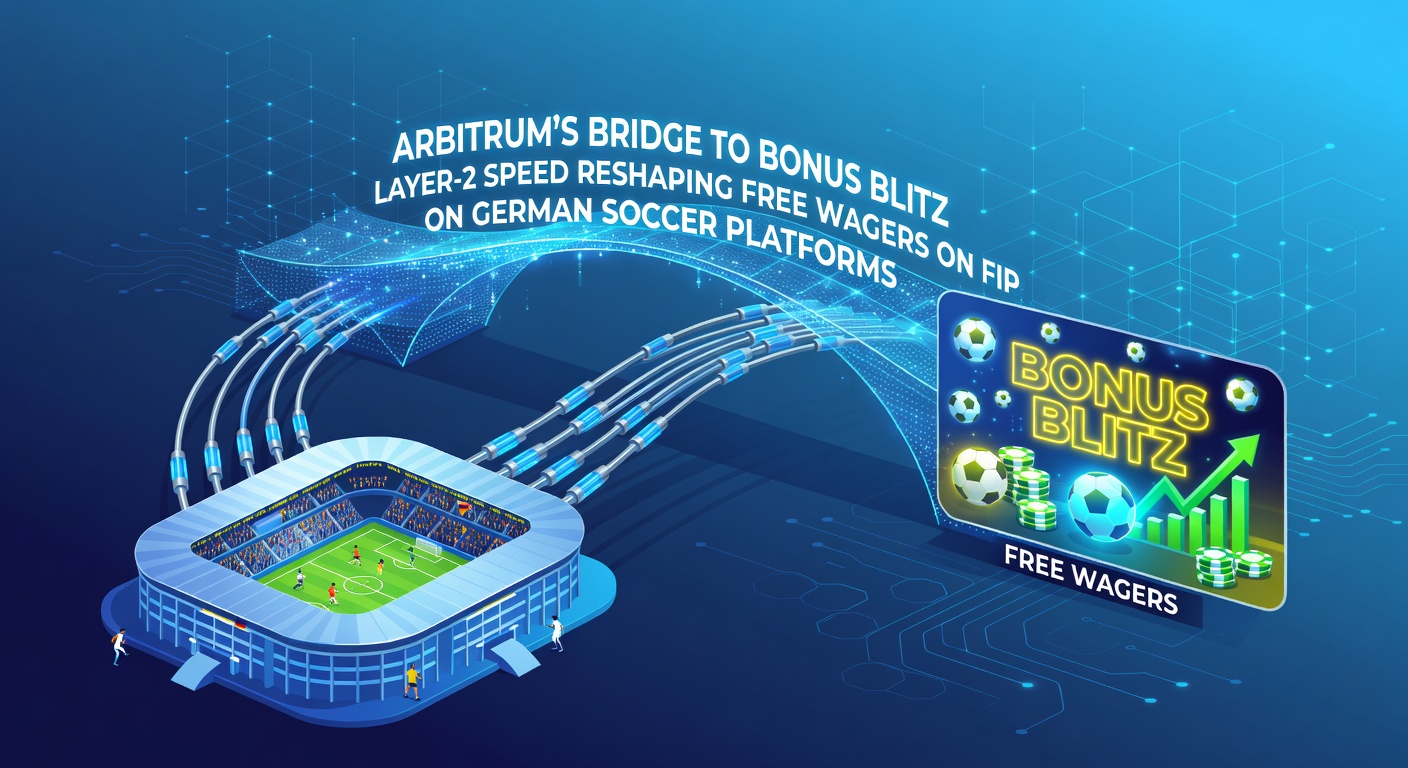 Darstellung der Arbitrum Bridge, die schnelle Transfers zu Wettenplattformen mit Free Bets auf Bundesliga-Matches ermöglicht