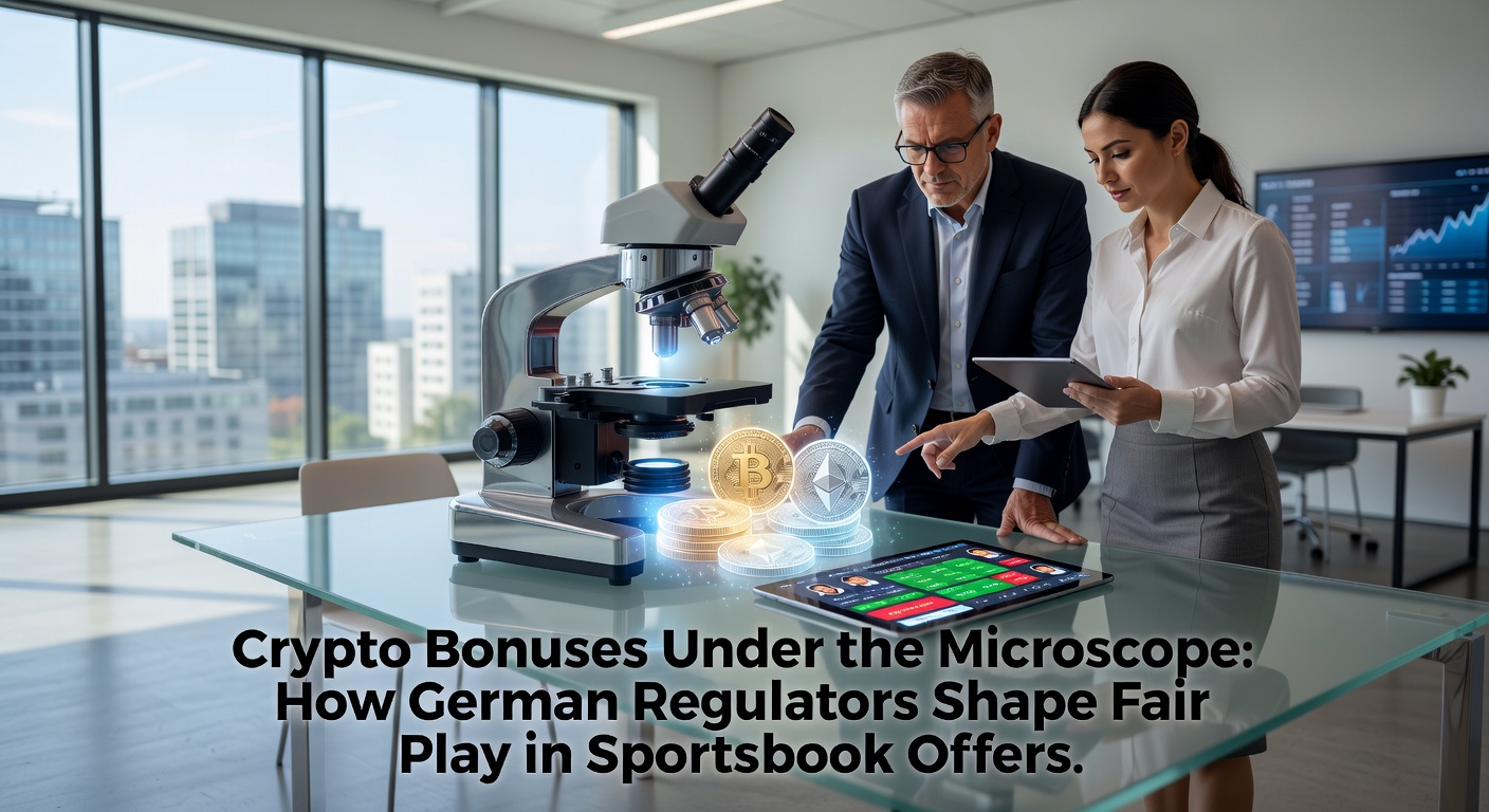 Deutsche Regulierungsbehörden prüfen Crypto-Boni in Sportsbooks auf Fairness und Transparenz