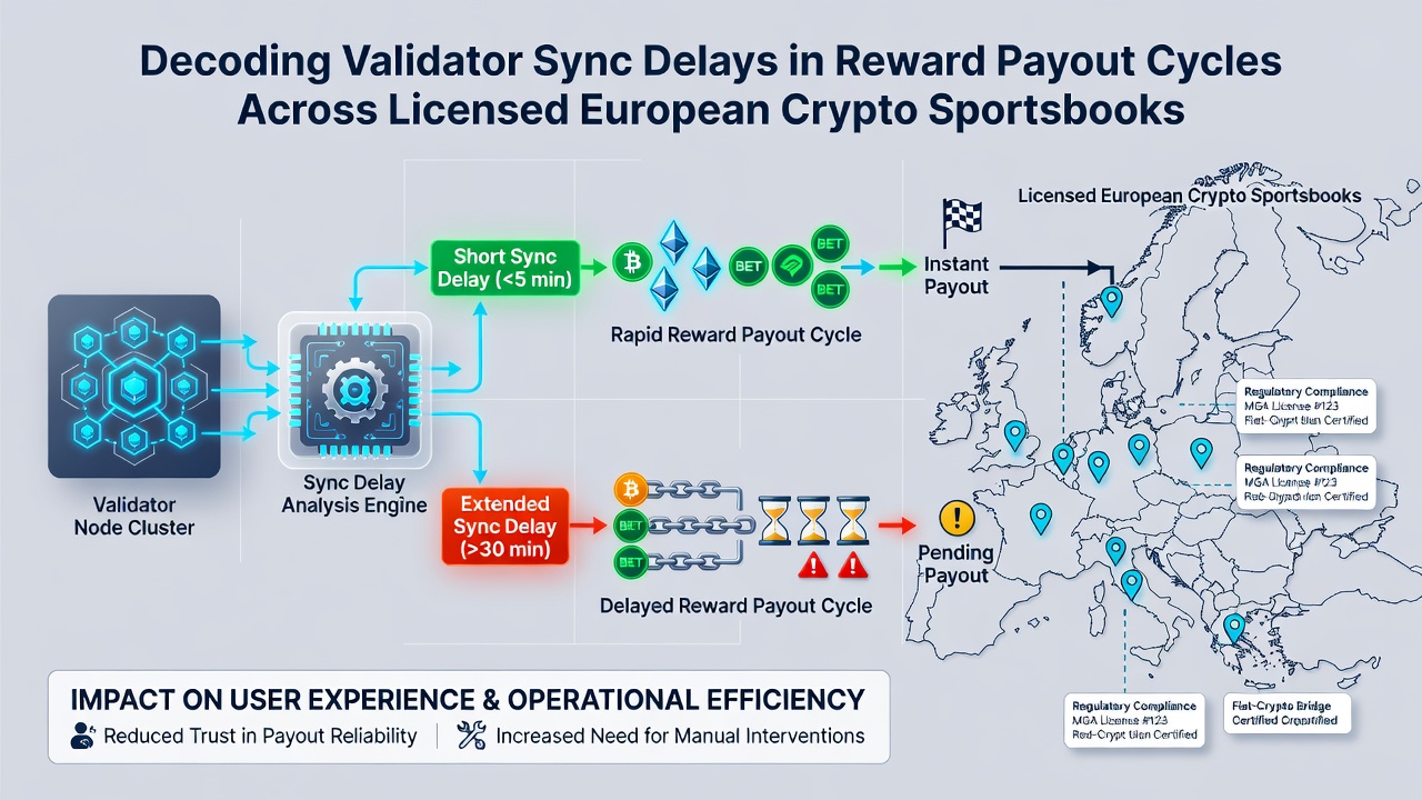 Darstellung von Belohnungsflüssen und Sync-Verzögerungen in Krypto-Sportwetten-Netzwerken