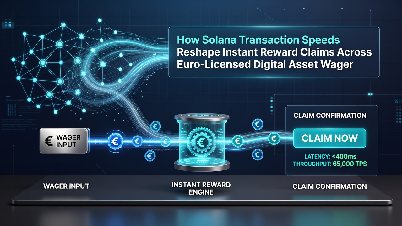 Integration of Solana speeds with reward claims in licensed European digital asset platforms
