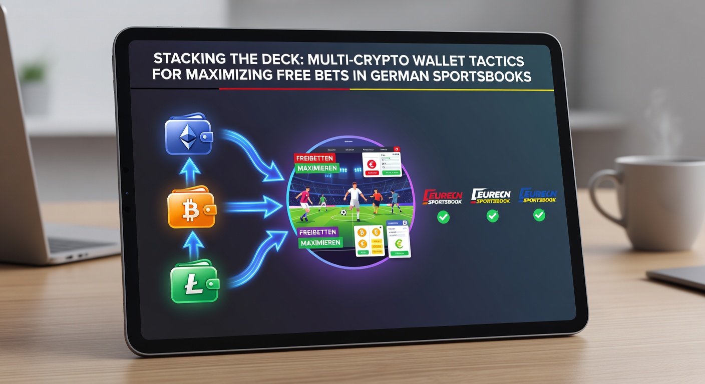 Grafik zeigt Wallet-Rotation und Bonus-Stapelung in einem Flussdiagramm für deutsche Sportsbooks mit Krypto-Integration